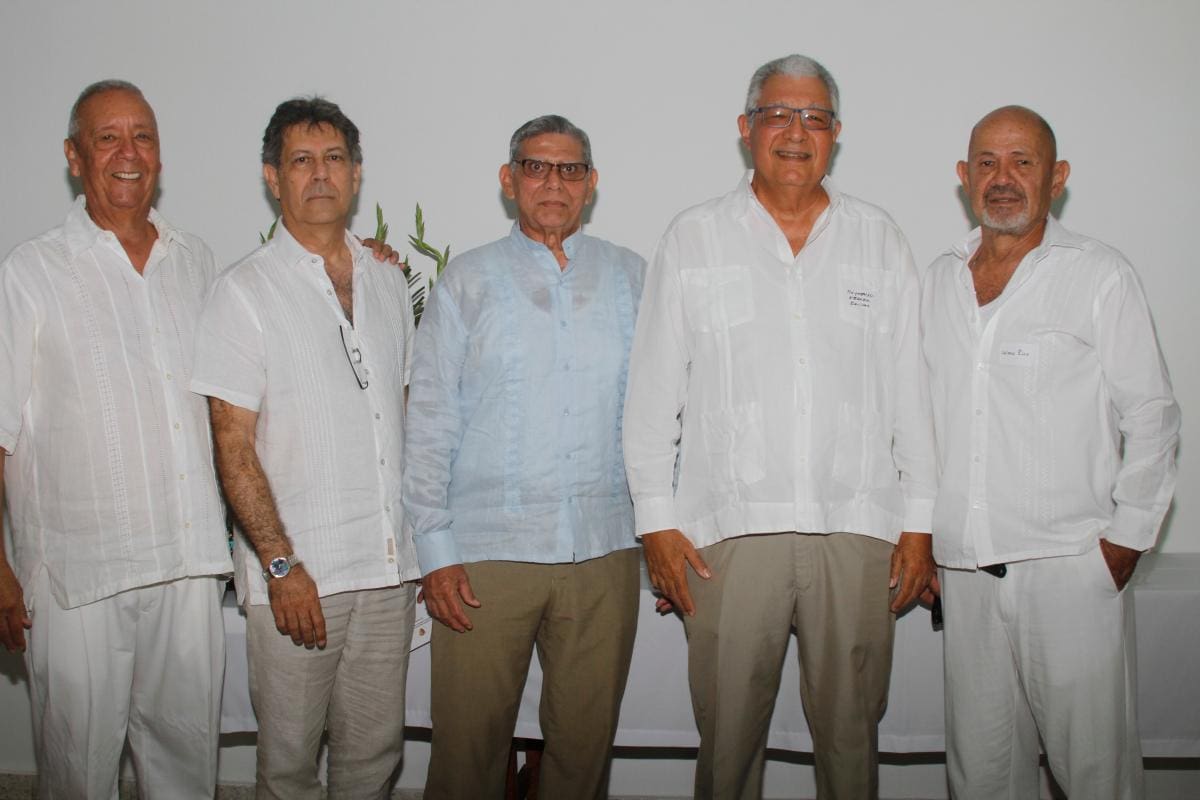 Guillermo Gómez, Jesús Tous, Raimundo Ferrer, Alberto Puente y Nelson Ríos.