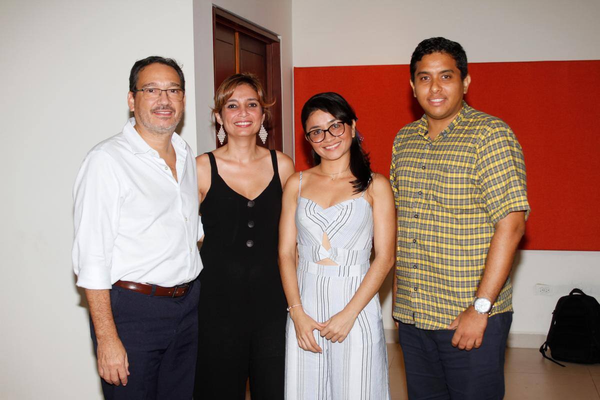 Nicolás Pareja, Mercedes Posada, Laura Anaya y Javier Ramos. //Fotos: Óscar Díaz – El Universal.