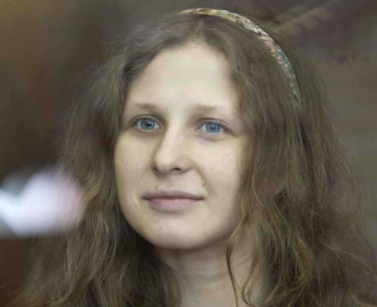 Maria Alekhina, integrante del grupo musical de las Pussy Riot. AP Misha Japaridze