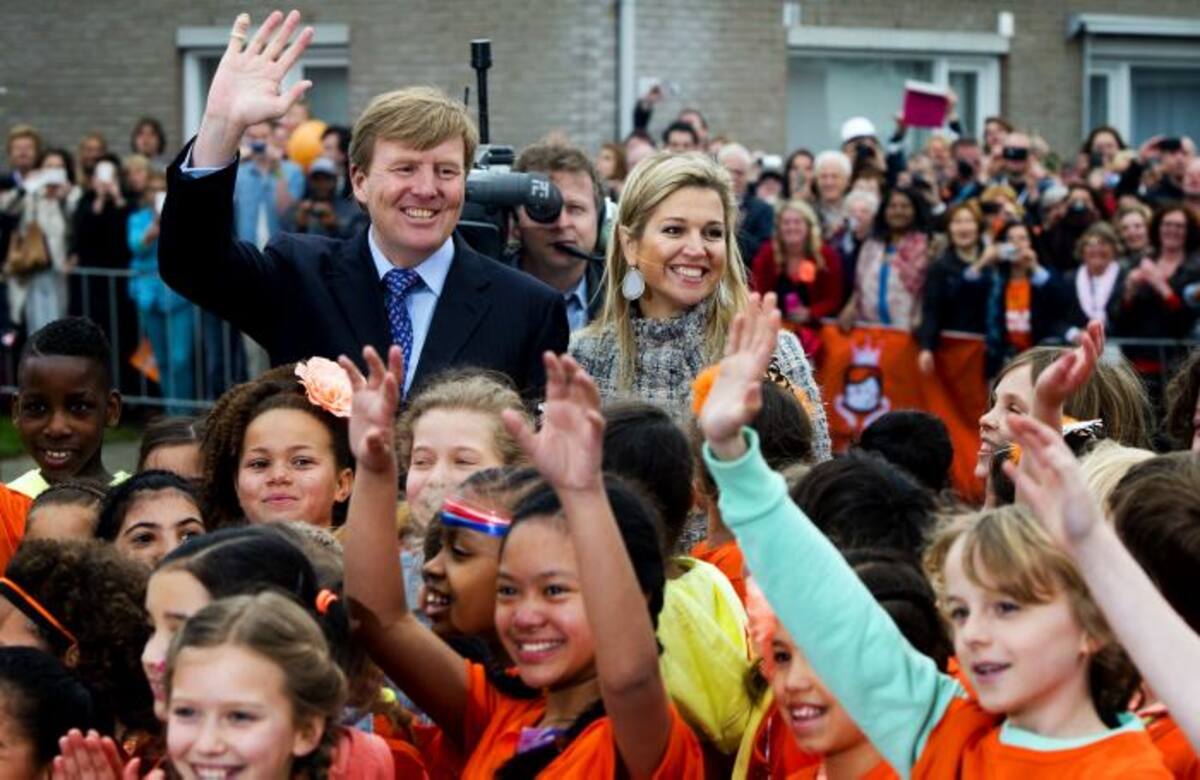 Máxima y Guillermo Alejandro: desde este martes se convierten en reyes de Holanda. AFP