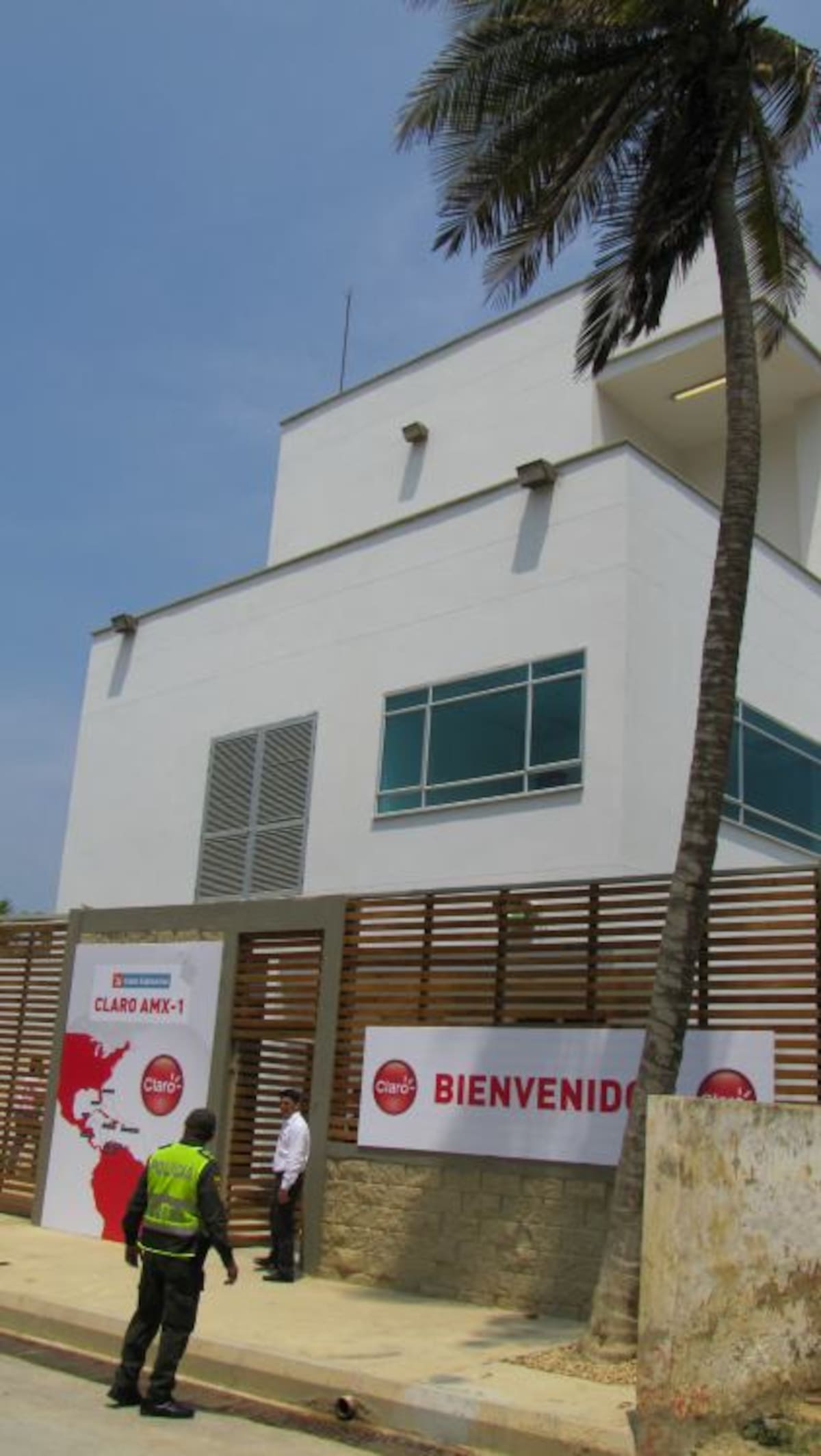Estación terrestre del Cable Submarino de Claro, en Puerto Salgar (Atlántico). HERMES FIGUEROA A. - EL UNIVERSAL