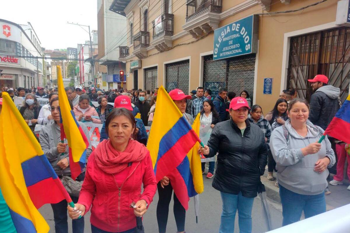 Video: así avanzan las marchas de las centrales obreras en Bogotá