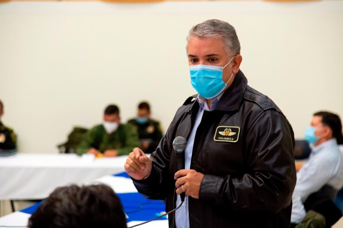 Presidente Duque pide a Mindefensa y a Mininterior trasladarse a Popayán