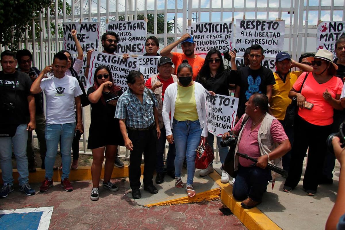 Periodistas en México exigen justicia por la muerte de un colega