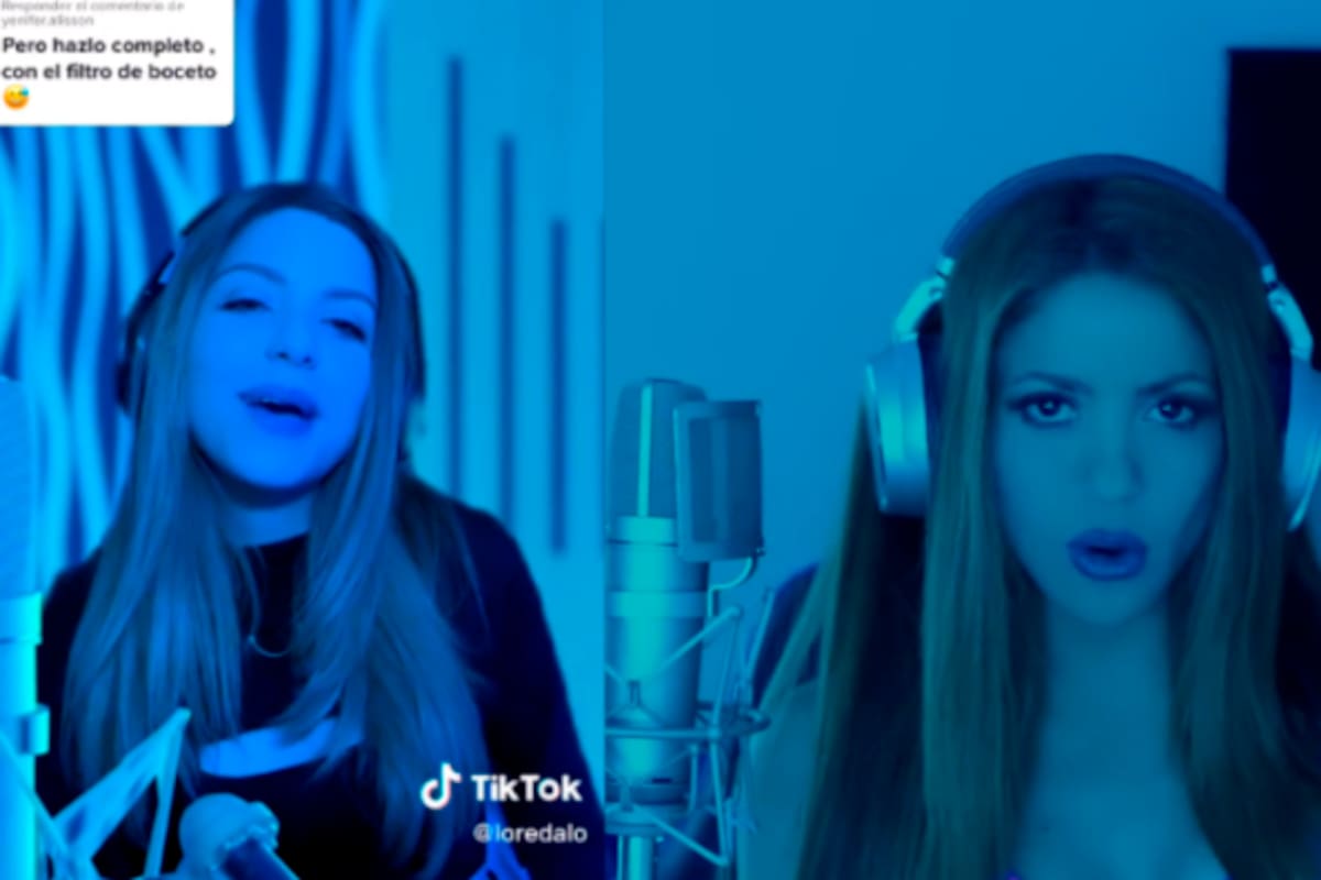 ¿La gemela de Shakira? Influencer, viral en TikTok por parecido con la cantante