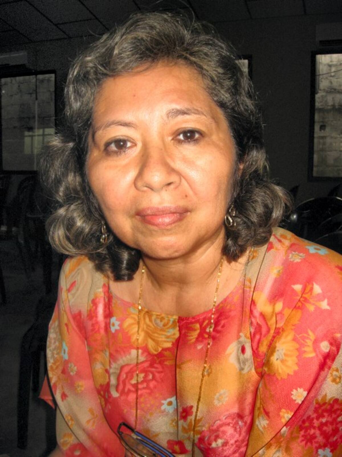 Edys Villacob, coordinadora del evento.