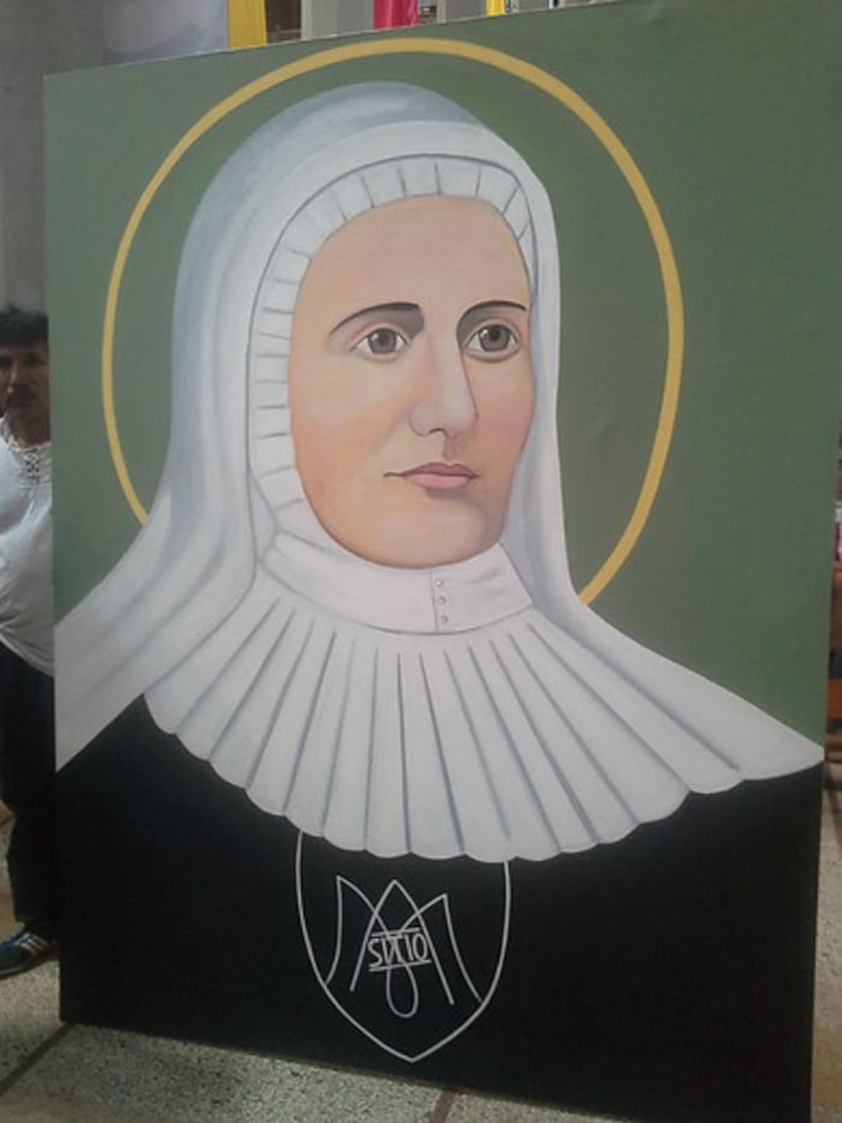 Pendón de la Madre Laura. COLPRENSA