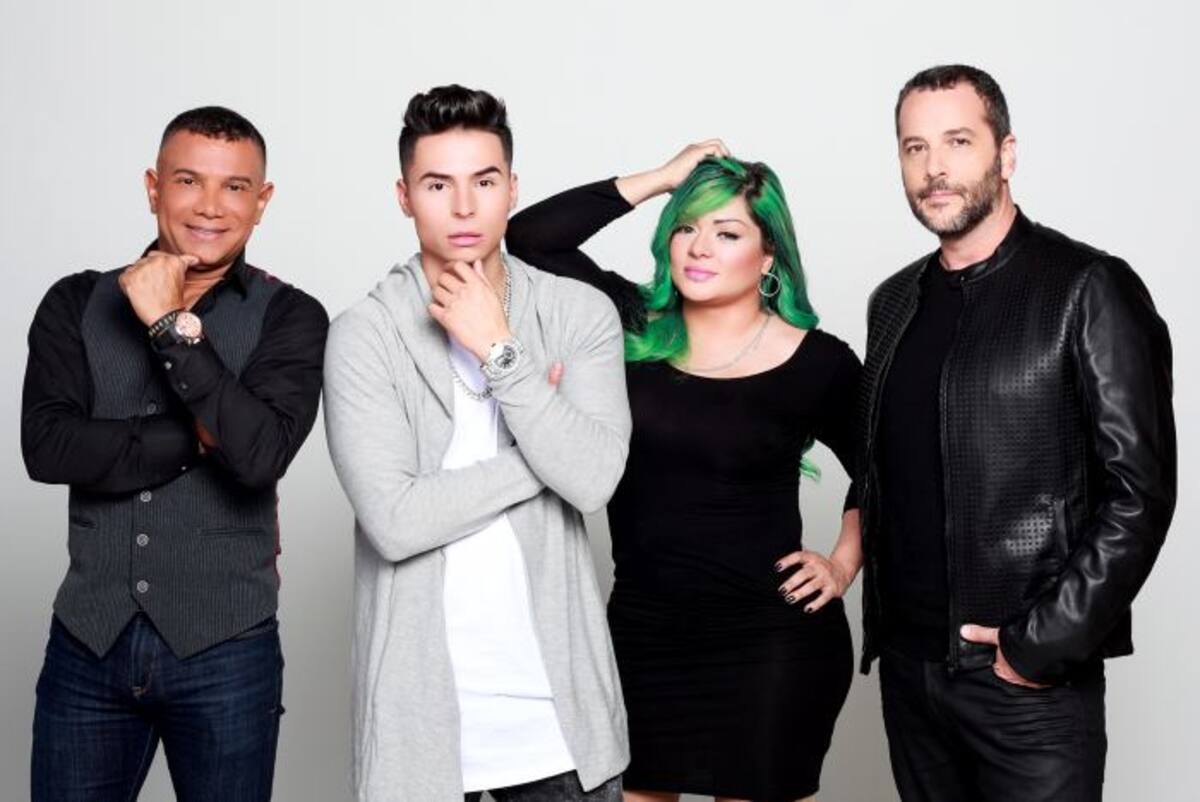 Jurados Factor XF: Juan C. Coronel, Reikon, Marbelle, José Gaviria. CORTESÍA