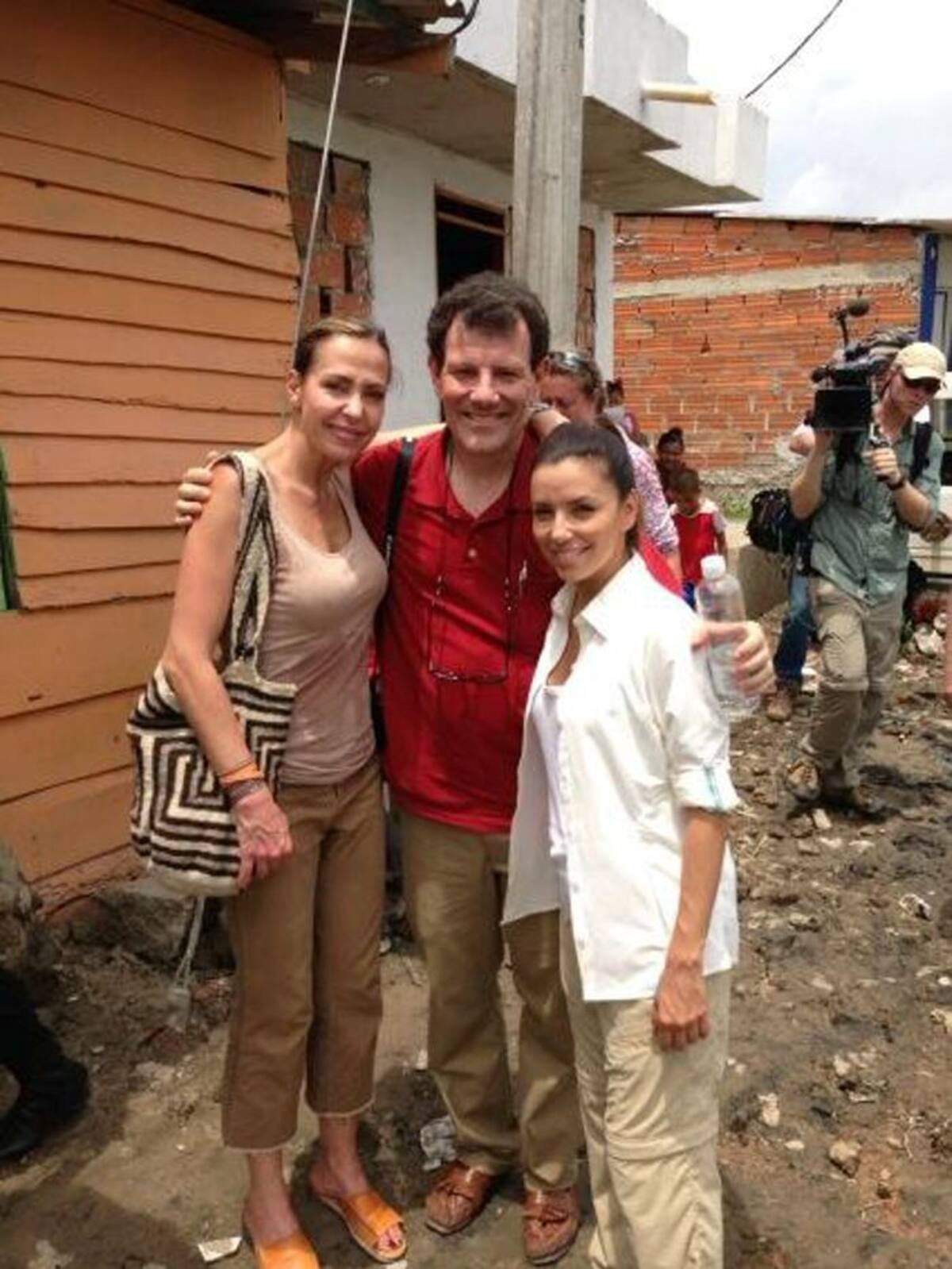Eva Longoria en compañía de Catalina Escobar. @Cataescobarr