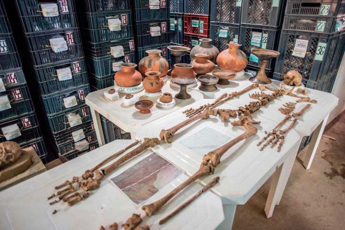 Las primeras piezas arqueológicas aparecieron en 2016, cuando los ingenieros iniciaron las primeras cimentaciones del puente. Por más de dos años han continuado los hallazgos.