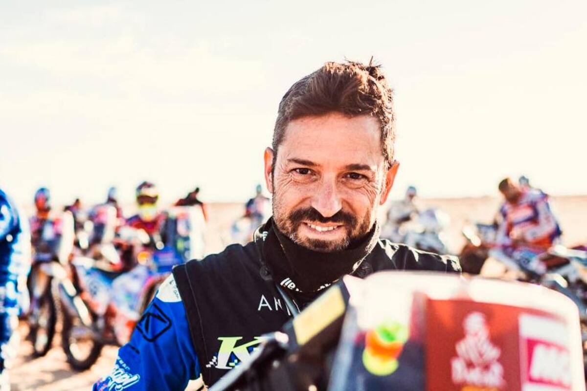 Falleció Carles Falcón, piloto de motos en el Dakar