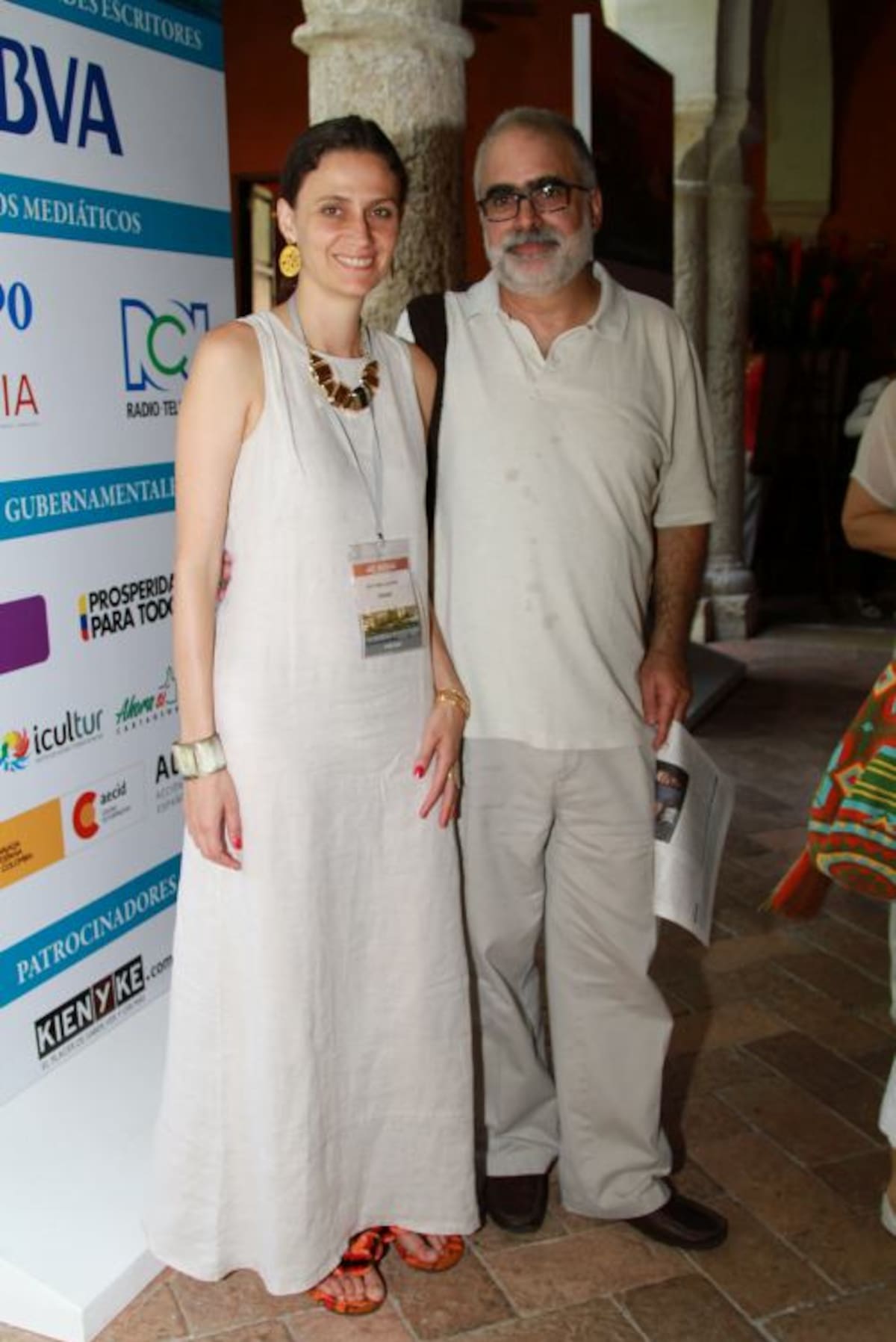 Marta Orrantía y Andrés Restrepo.