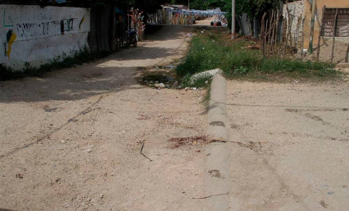 Sector La Fuente, en Arjona, donde mataron ayer en la madrugada a Luis Manuel Beltrán.