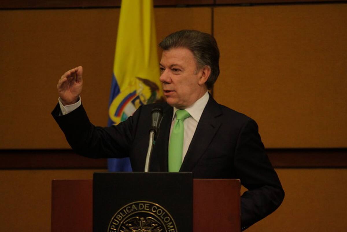 Juan Manuel Santos, presidente de la República. COLPRENSA
