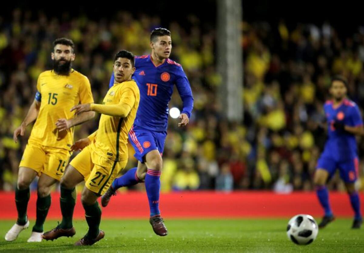 Colombia igualó con Australia. EFE