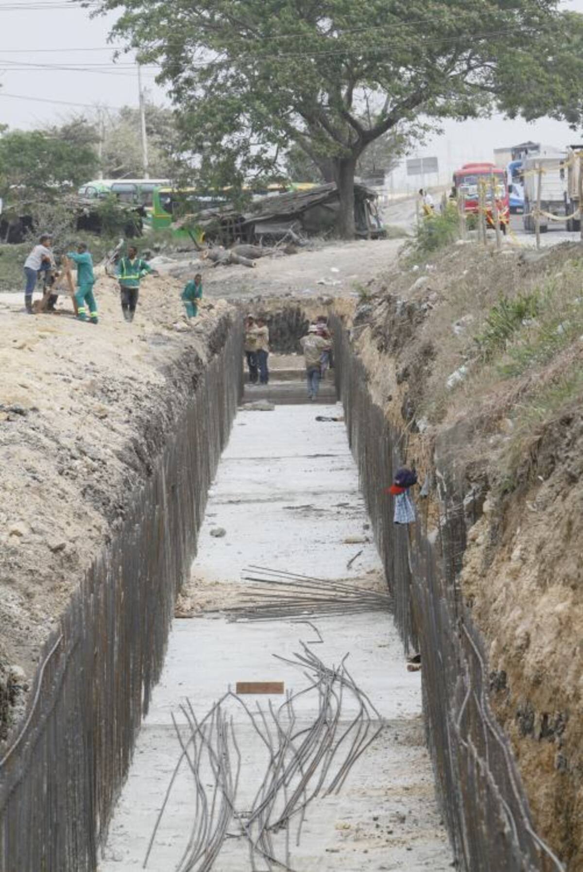 Obras complementarias en la Variante Cartagena. JULIO CASTAÑO - EL UNIVERSAL