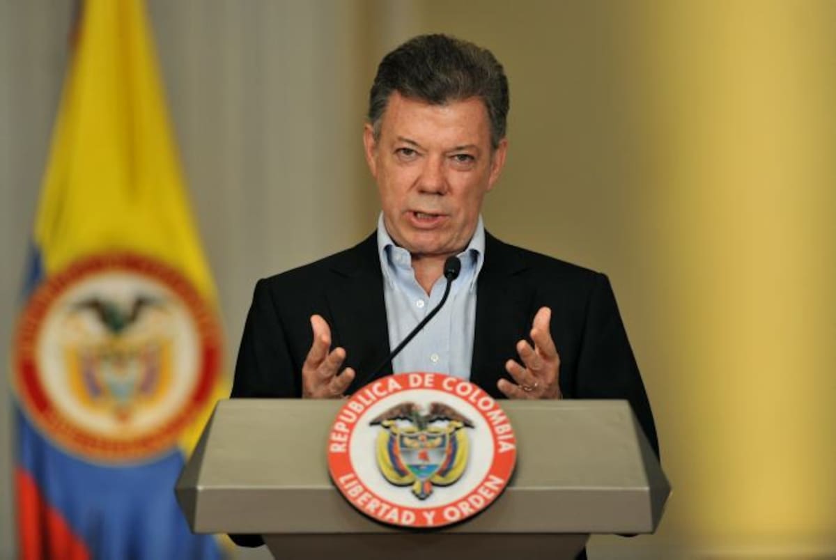 Juan Manuel Santos, presidente de la República. AFP GUILLERMO LEGARIA