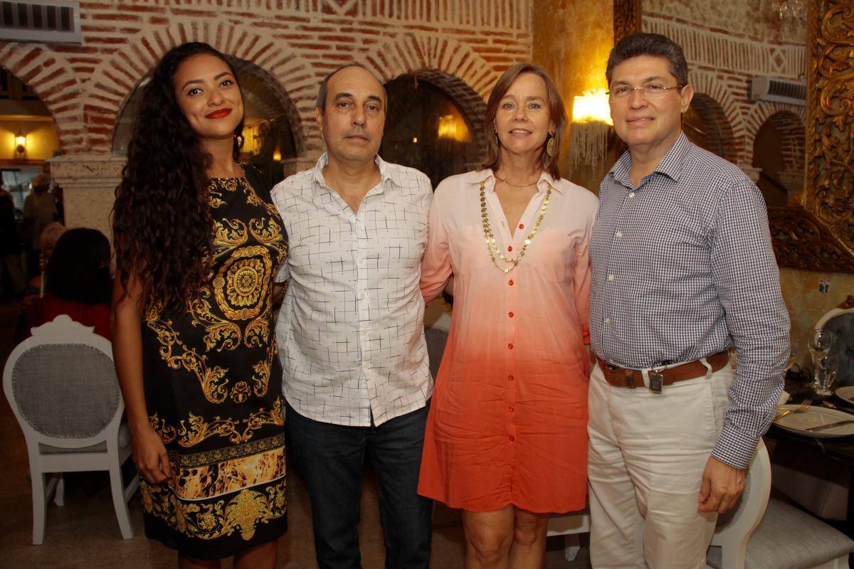 Geraldine Martínez, Alfonso Peñaranda, Dominique Van Bommel y Jorge Óscar Suárez Correa.