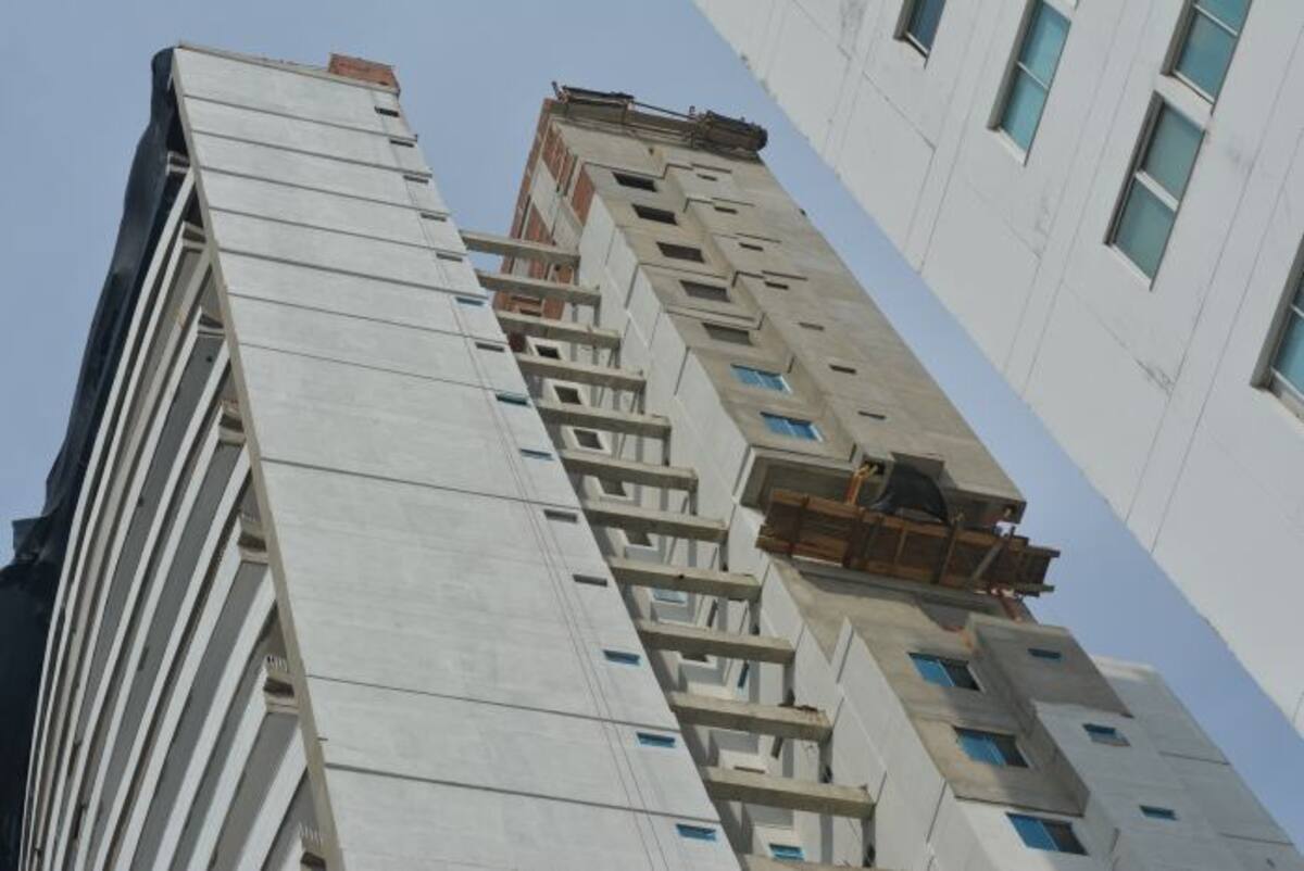 Los copropietarios del Condominio Vista Bahía dicen sentirse expuestos a los objetos que caen desde las alturas del proyecto de apartamentos.