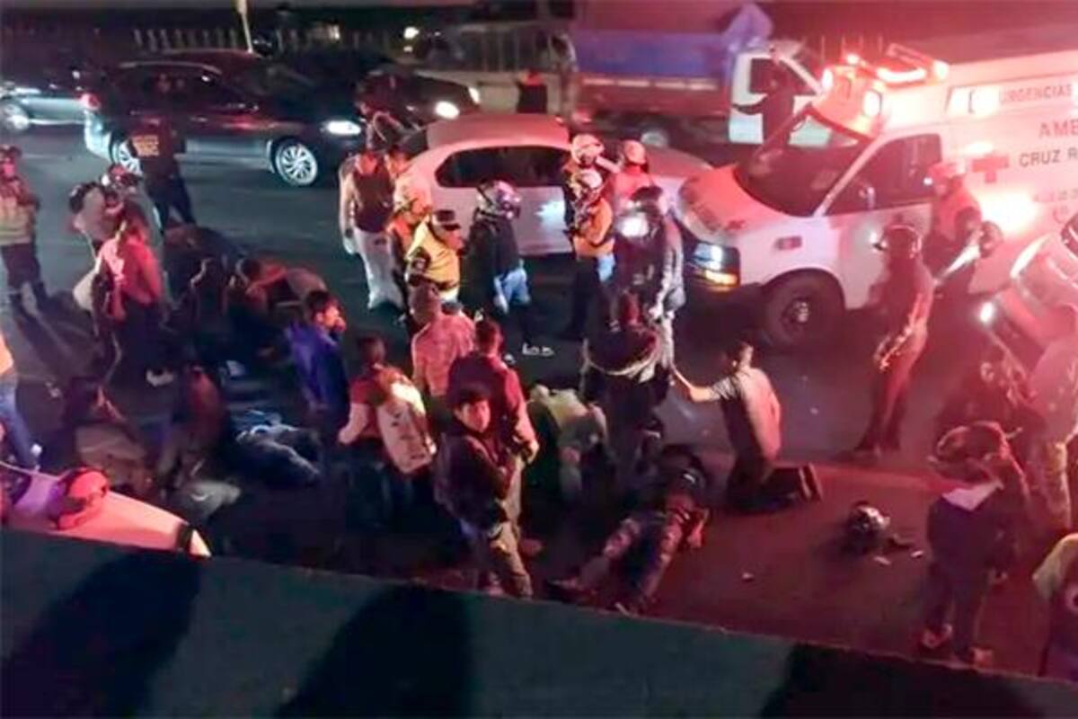 Hombre aparentemente ebrio atropelló a 15 personas: hay dos muertos