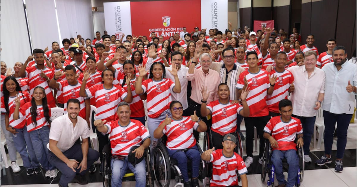 146 athletes from Atlántico's Supported Athlete 2026 program presented