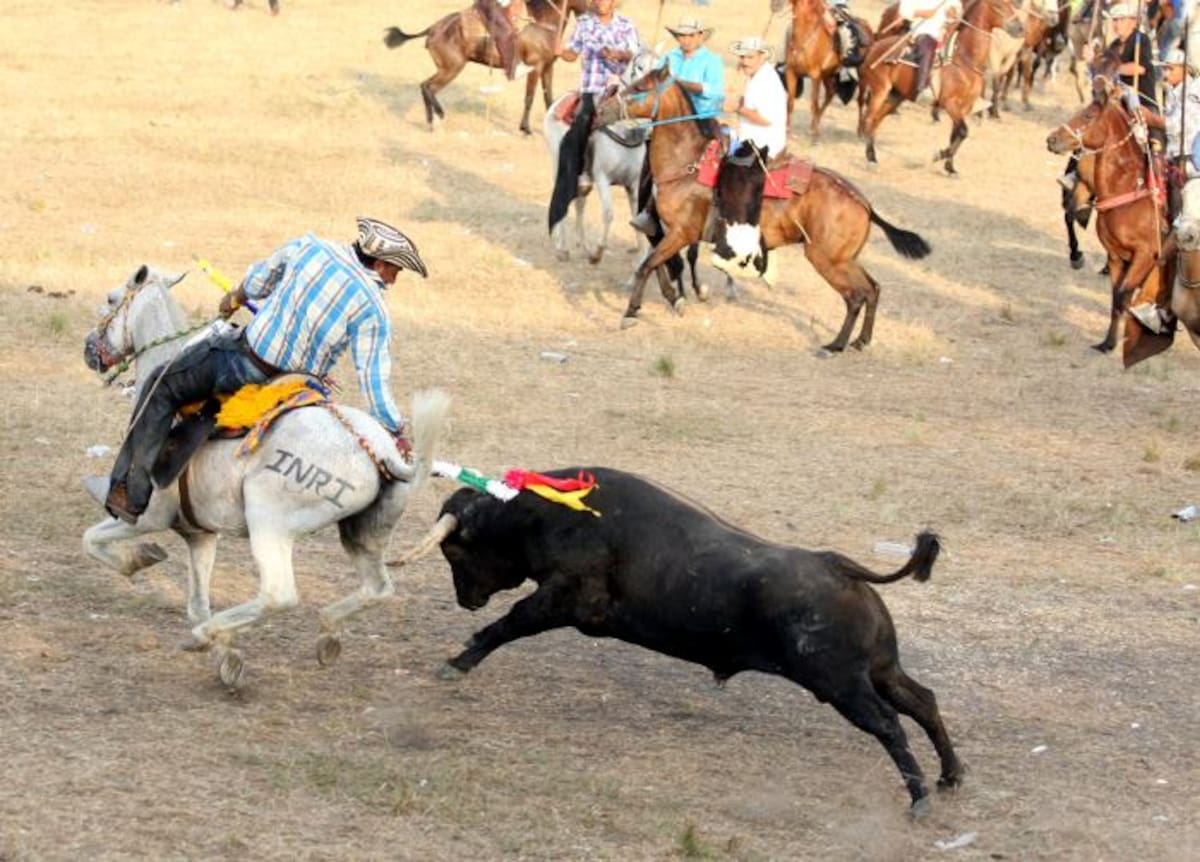 “El Cocao” banderillero a caballo se destacó también durante la faena. MANUEL SANTIAGO PÉREZ - EL UNIVERSAL -