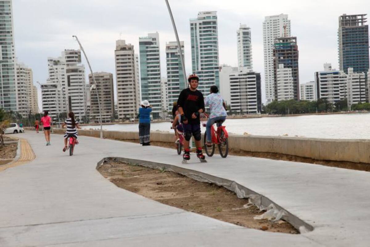 Paseo peatonal de Bocagrande. Aroldo Mestre-El Universal