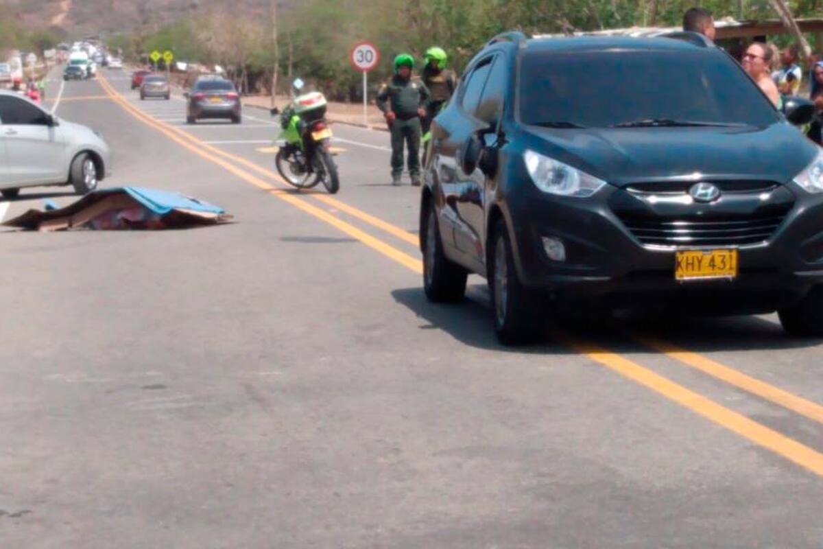 Un muerto en accidente de tránsito en la Vía del Mar, en Lomita Arena