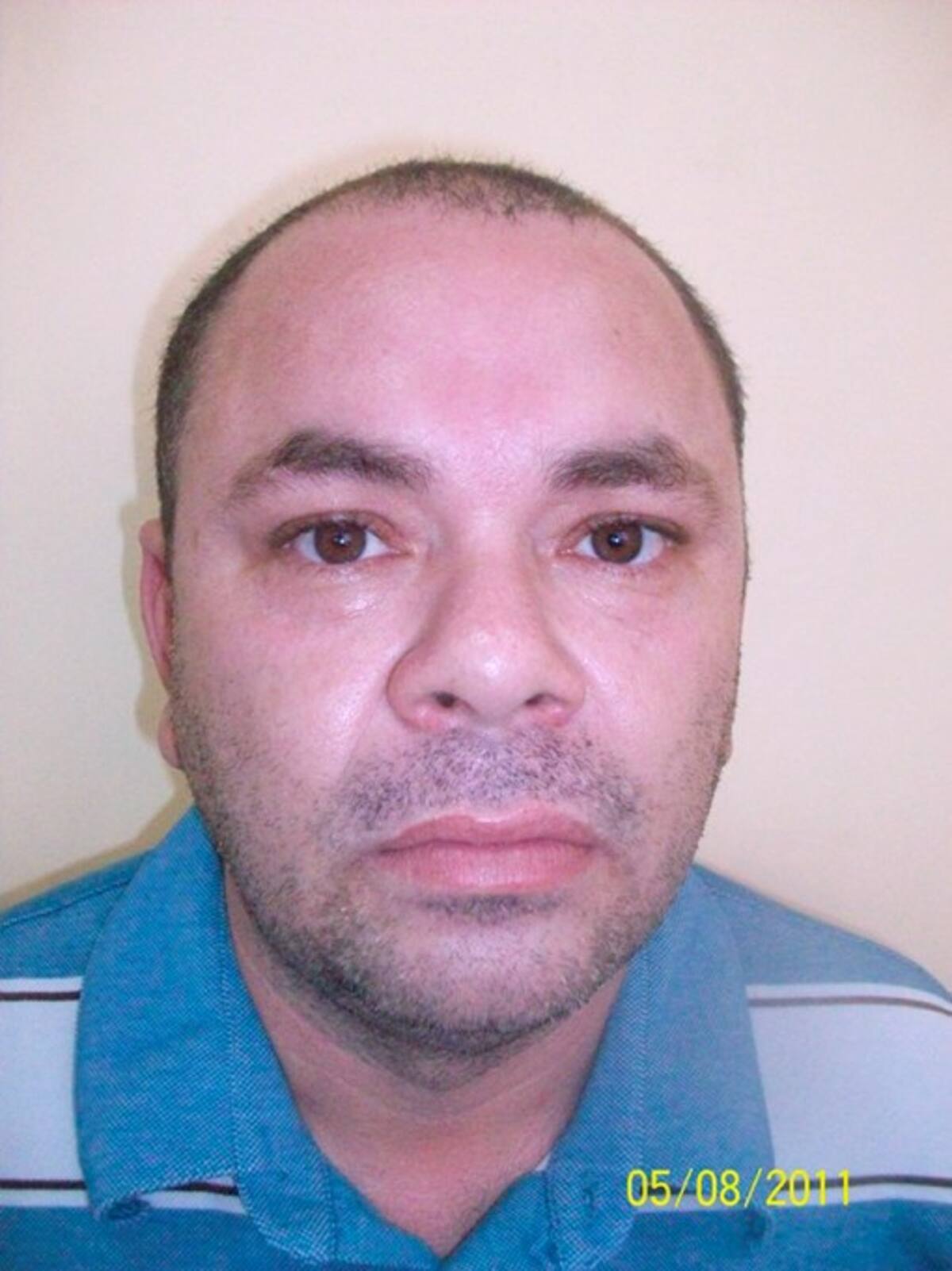 Helder Enrique Tirado Olmos, capturado.