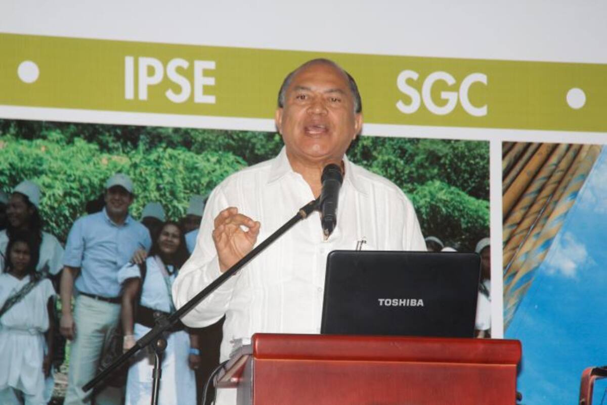 Amilkar Acosta, ministro de Minas y Energía.