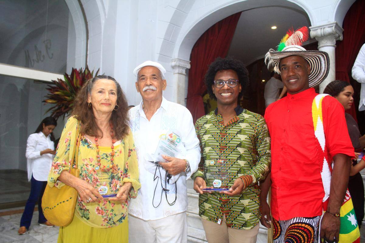 Cecilia Herrera, Jorge Gómez, Orlando Martínez y Belmir Caraballo.