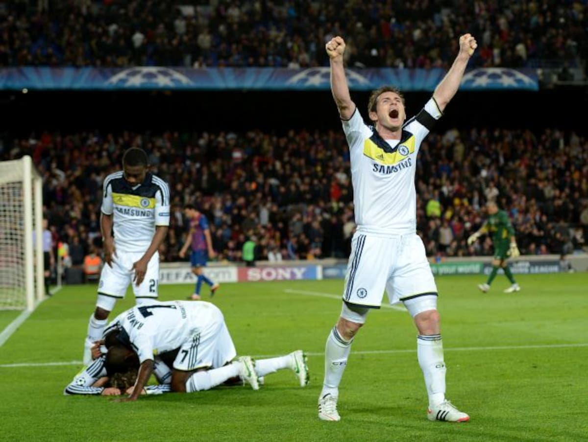 Frank Lampard llegó al gol 203. AFP ADRIAN DENNIS