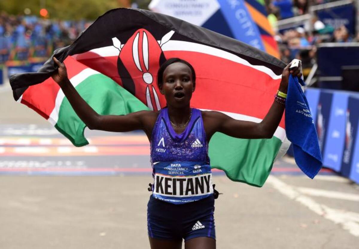 Mary Keitany. AFP TIMOTHY A. CLARY