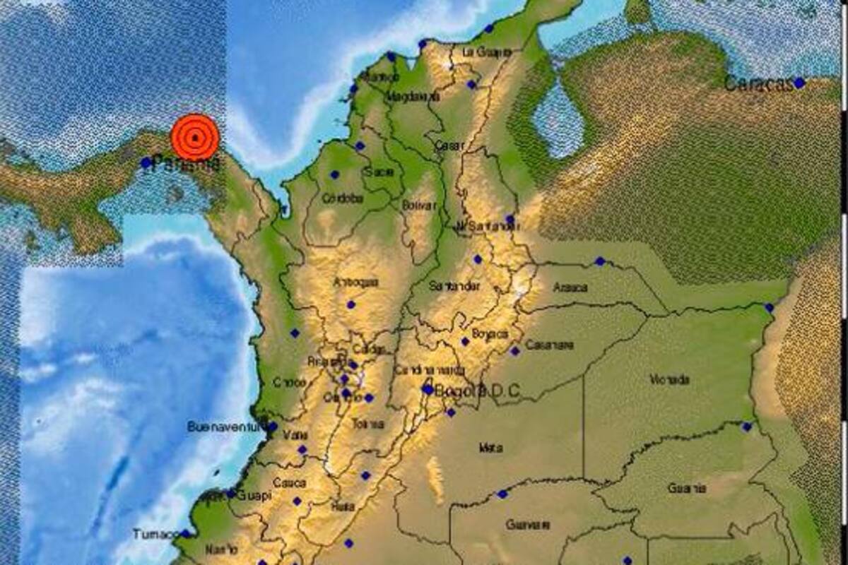 Se reporta fuerte temblor en Panamá: se siente en la costa colombiana