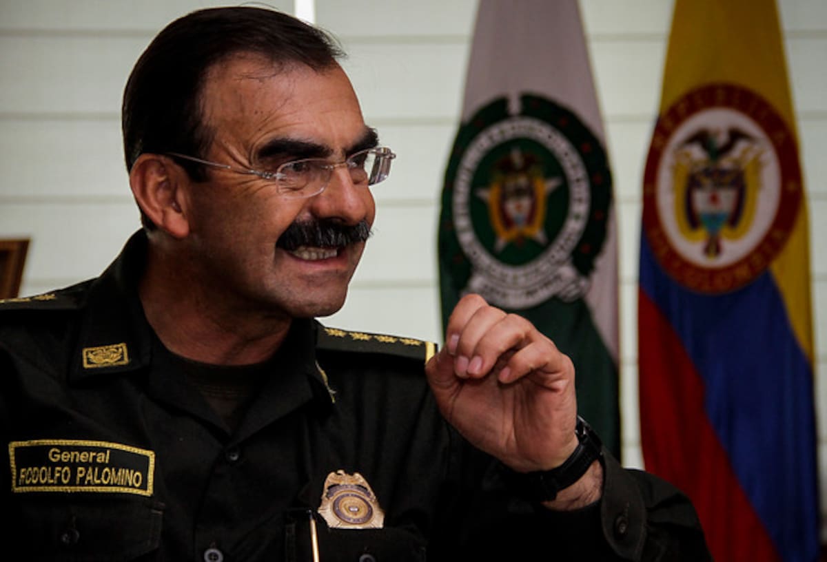 El general Rodolfo Palomino, director de la Policía. COLPRENSA