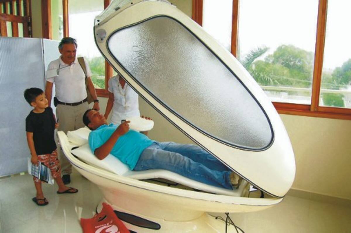 El centro de Spa cuenta con una cápsula para sesiones de oxigenoterapia.