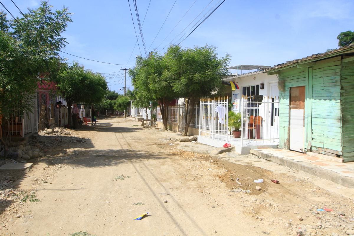 Son pocas las calles que están pavimentadas.