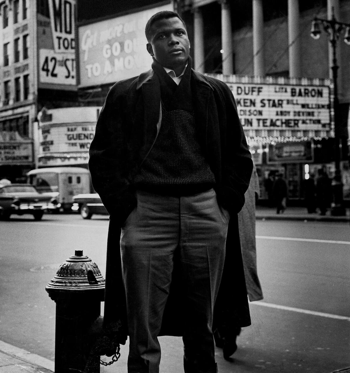 Sidney Poitier, actor afroamericano. // Foto: Colprensa