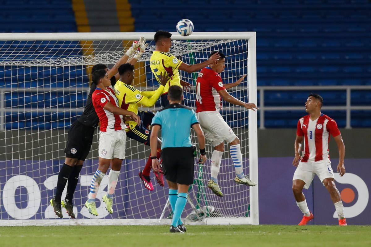 Selección Colombia Sub-20 no estuvo fina en el debut ante Paraguay