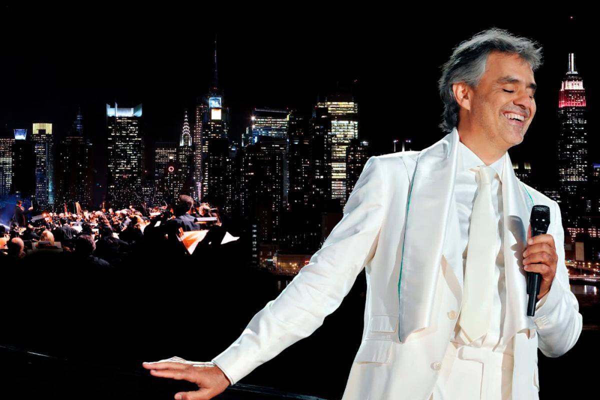 Concierto de Andrea Bocelli en el Central Park, estará en YouTube