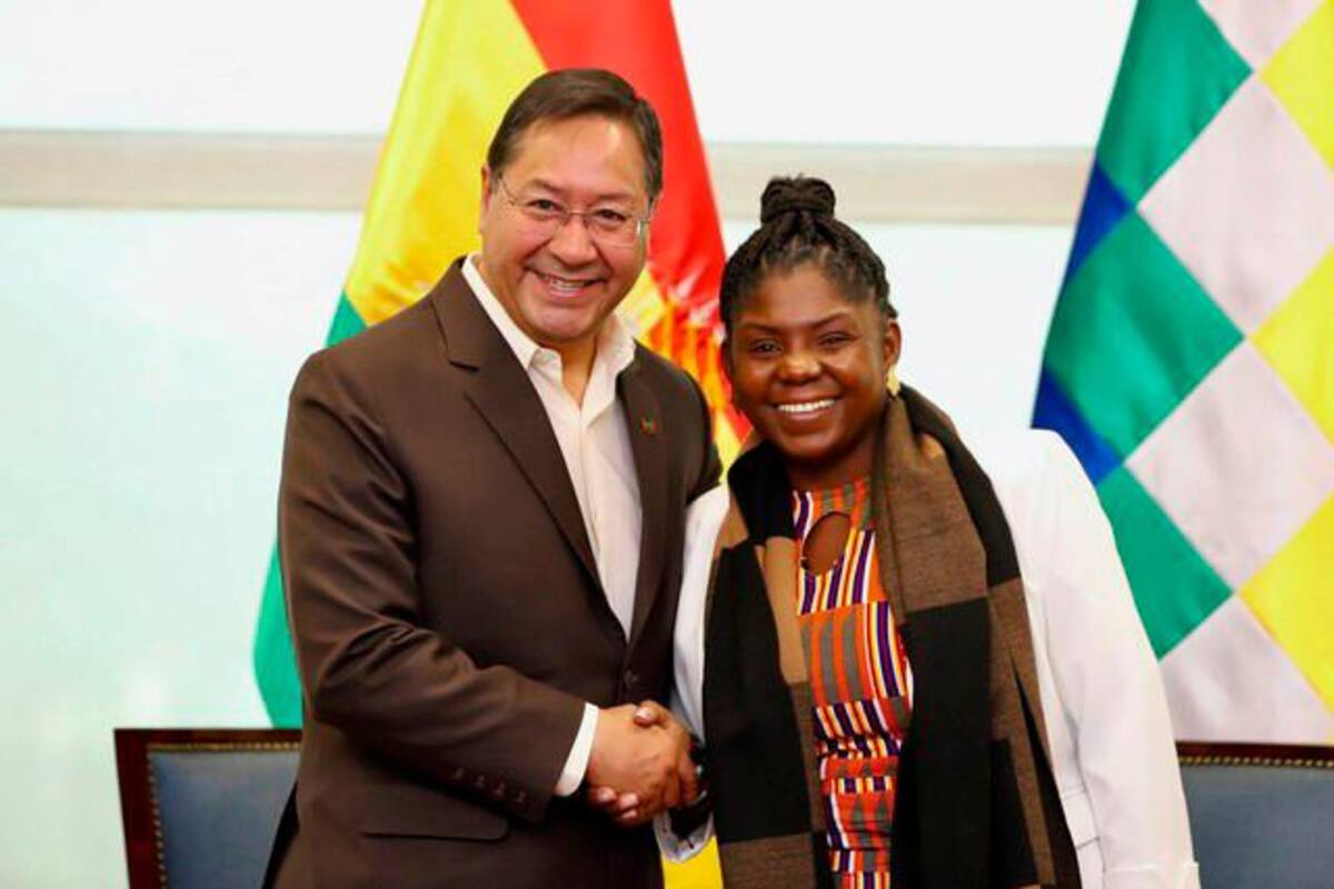 Francia Márquez se reunió con el presidente de Bolivia