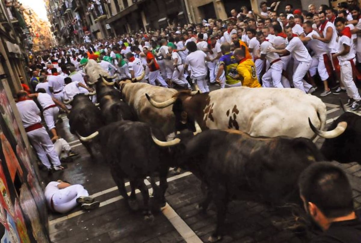 Corridas de toros en San Fermín. AP Alvaro Barrientos