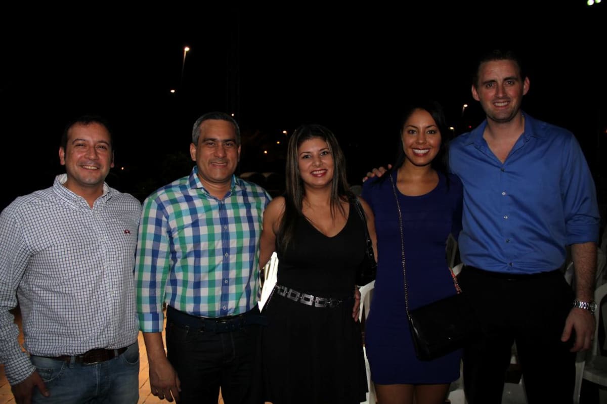 Ricardo Muñoz, Hernando Vélez, Katherin Ospina, Giselle Marín y Santiago Morón.