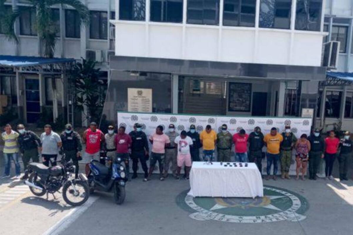 Judicializan a catorce personas señaladas de integrar banda de extorsionistas