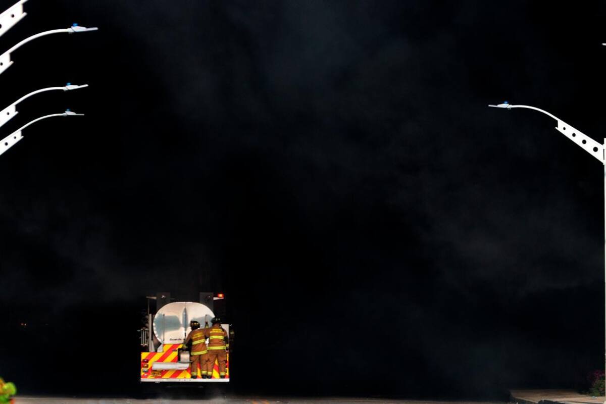 Las impresionantes imágenes del incendio en zona industrial de Barranquilla