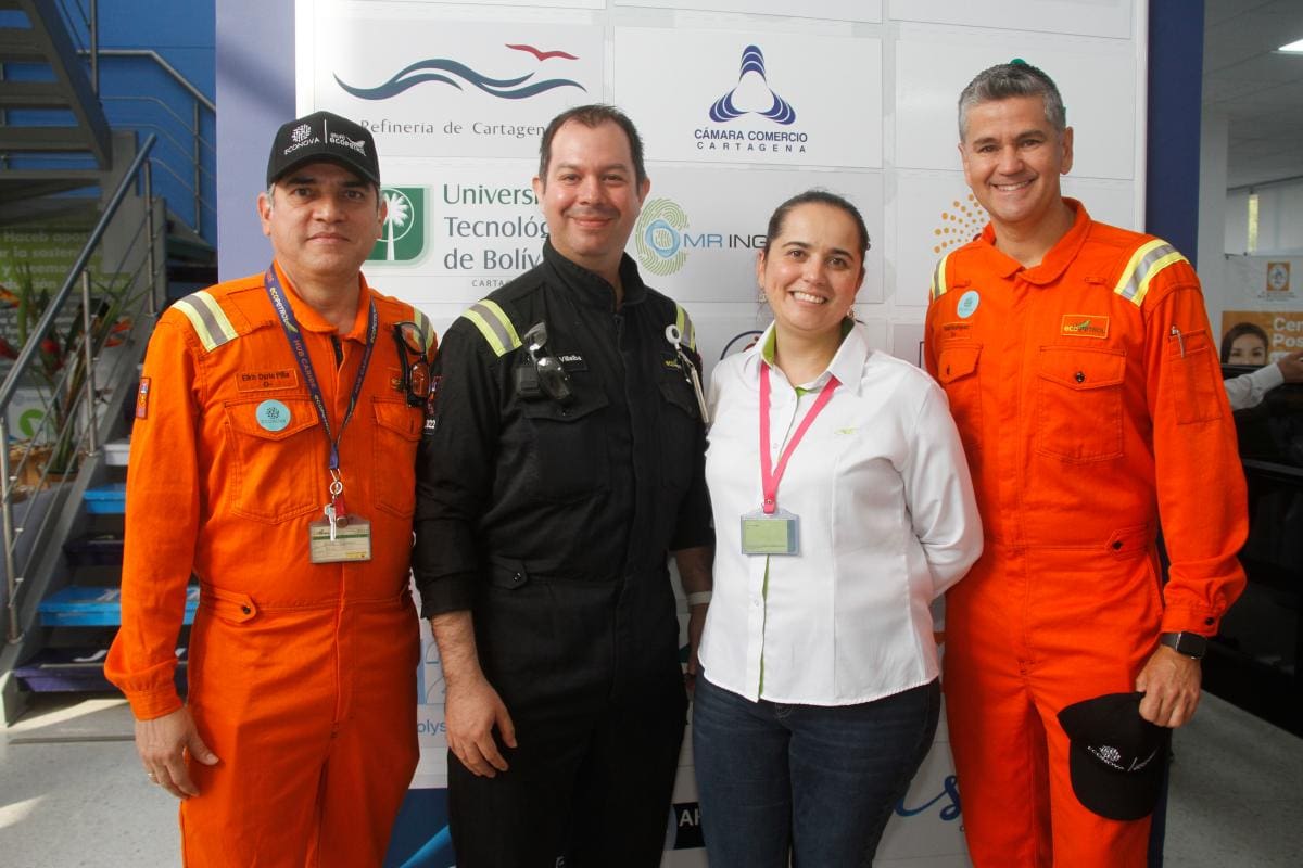 Elkin Piña, Leonardo Villalba, Katherine Orozco y Yesid Rodríguez.