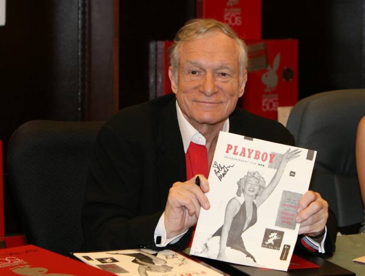 Hugh Hefner. AP