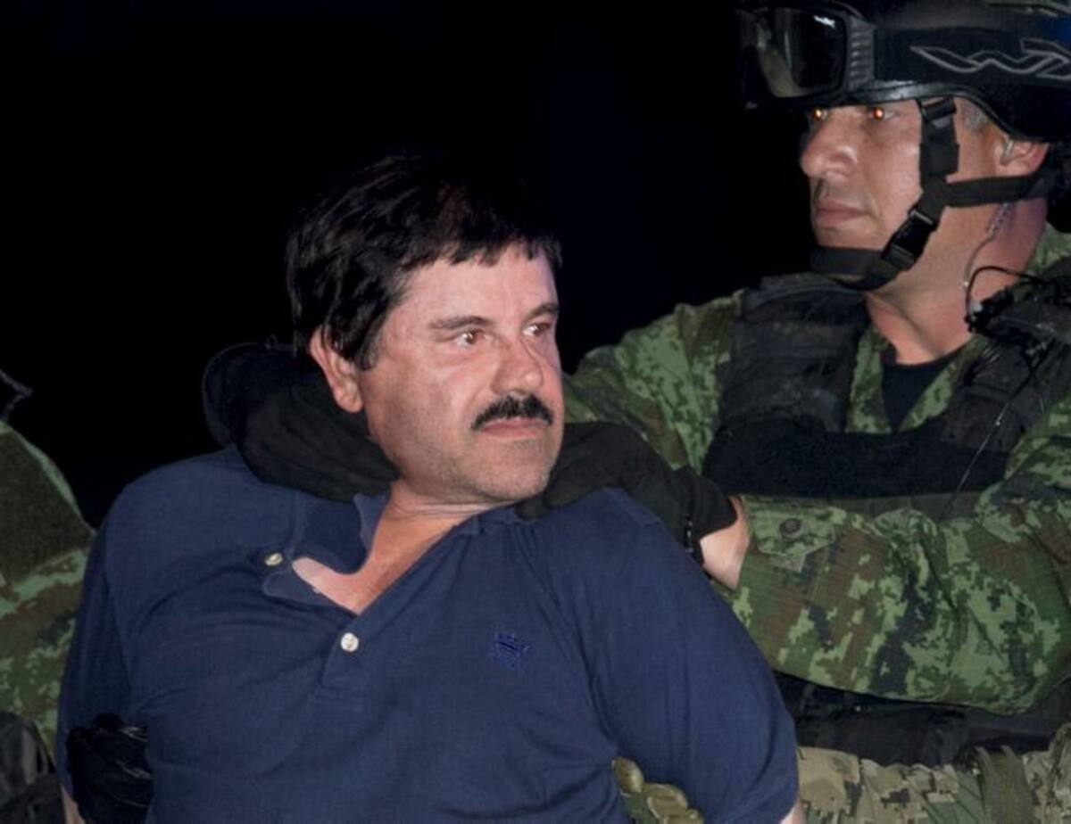 "El Chapo" Guzmán fue extraditado a Estados Unidos el 19 de enero de 2017. AP.