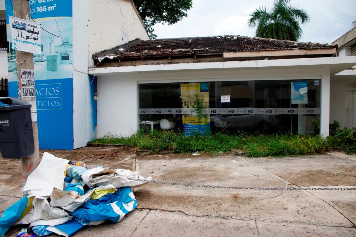 La valla ya fue retirada. Foto: Aroldo Mestre, El Universal