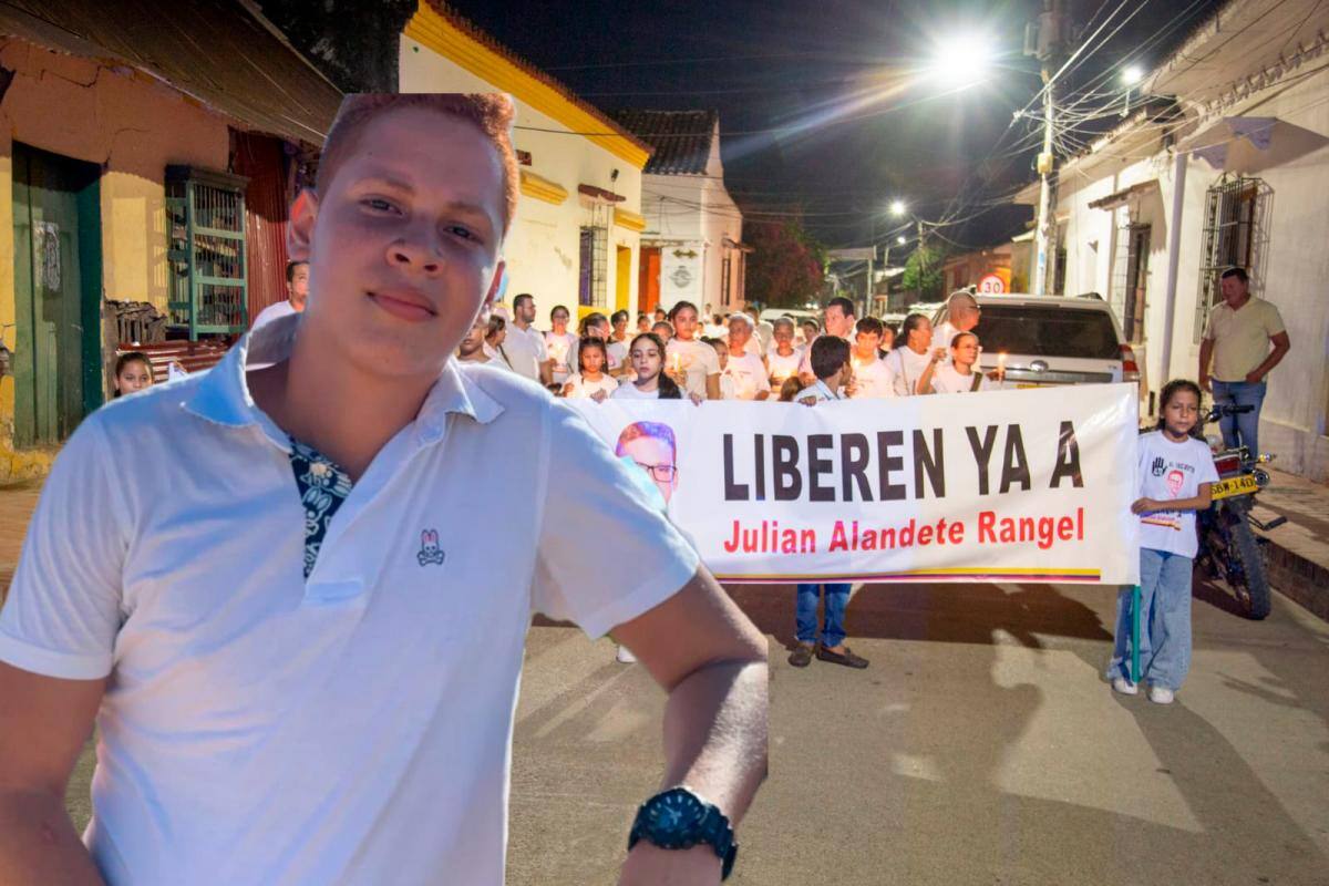 Mompox exige la liberación de Julián Alandete, secuestrado en La Guajira